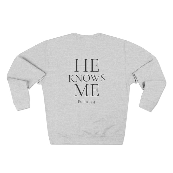 He knows me Pullover