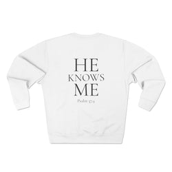 He knows me Pullover