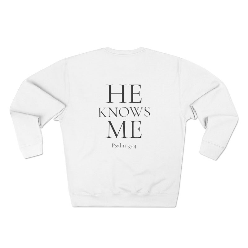 He knows me Pullover