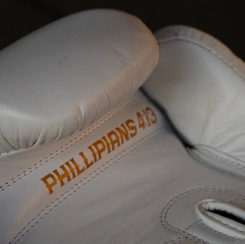 Boxing Gloves  White / Gold